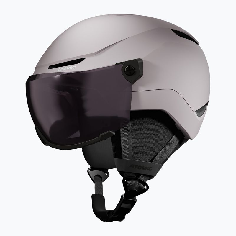 Kask narciarski dziecięcy Atomic Revent Visor Jr concrete/silver flash 2