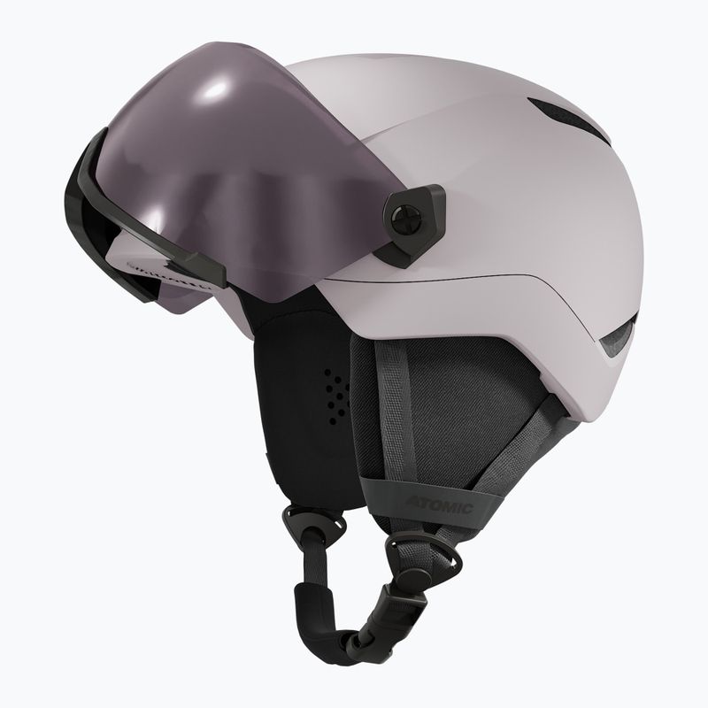 Kask narciarski dziecięcy Atomic Revent Visor Jr concrete/silver flash 3