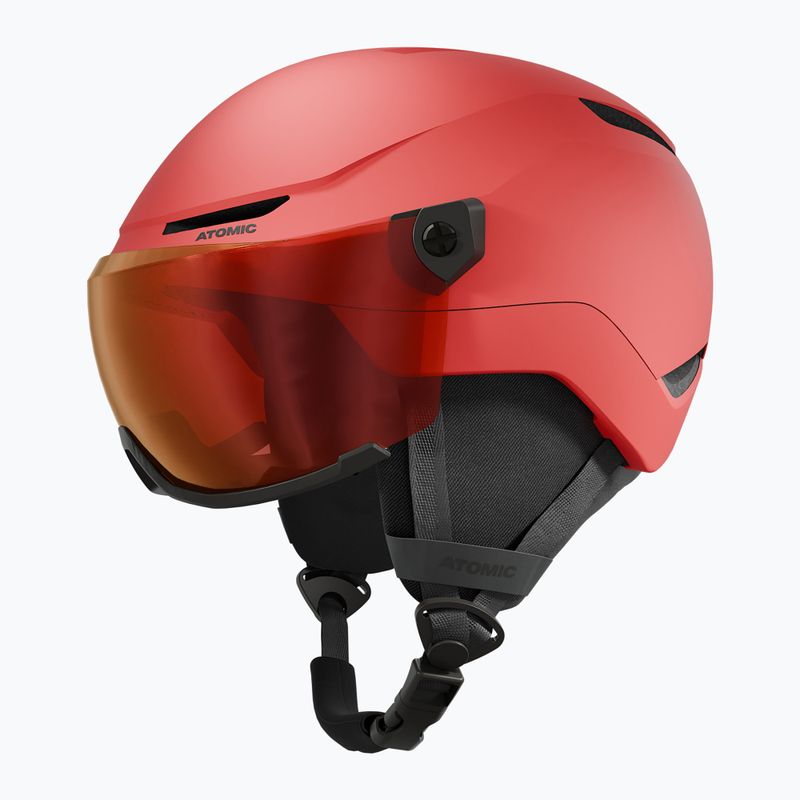 Kask narciarski dziecięcy Atomic Revent Visor Jr red/red flash 2