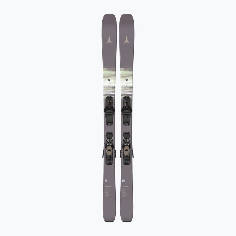 Narty zjazdowe damskie Atomic Maven 84 + wiązania M10 GW red rock/dust