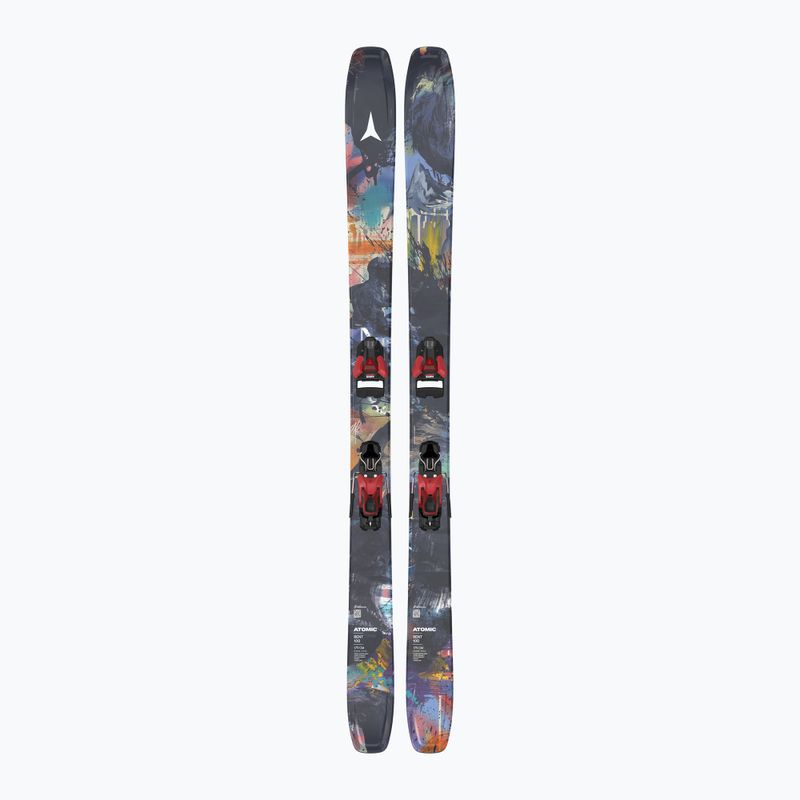 Narty zjazdowe Atomic Bent 100 + wiązania STR 12GW multicolor