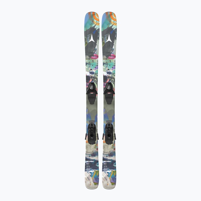 Narty zjazdowe dziecięce Atomic Bent Jr 110-130 + wiązania C5 GW multicolor