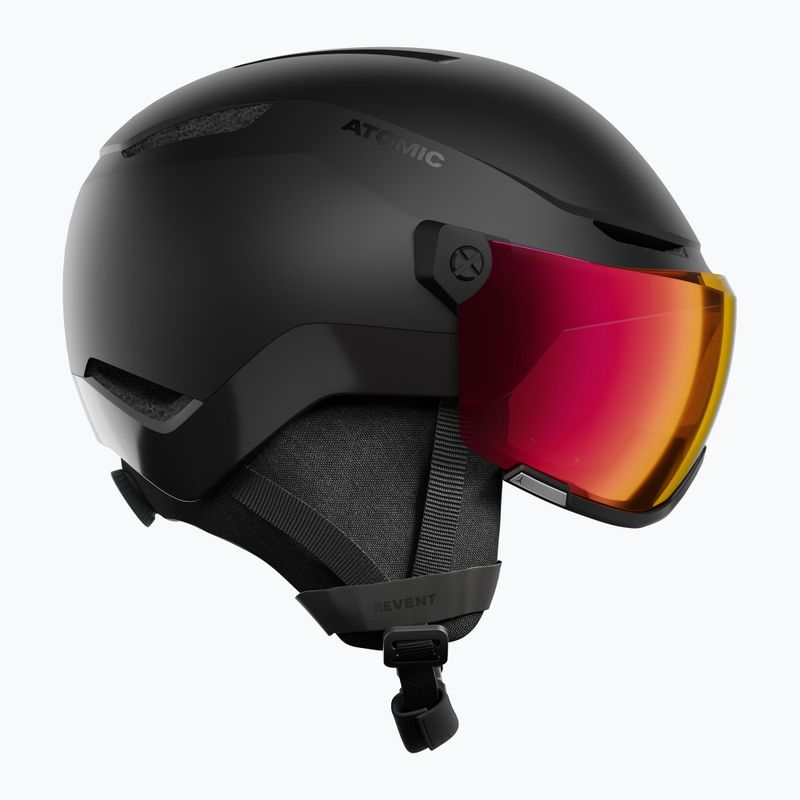 Kask narciarski Atomic Revent Visor Photo black/red photo