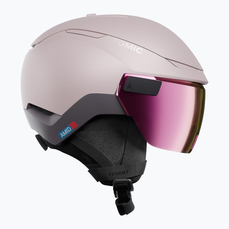 Kask narciarski Atomic Revent GT Amid Visor HD S2 dust/pink copper
