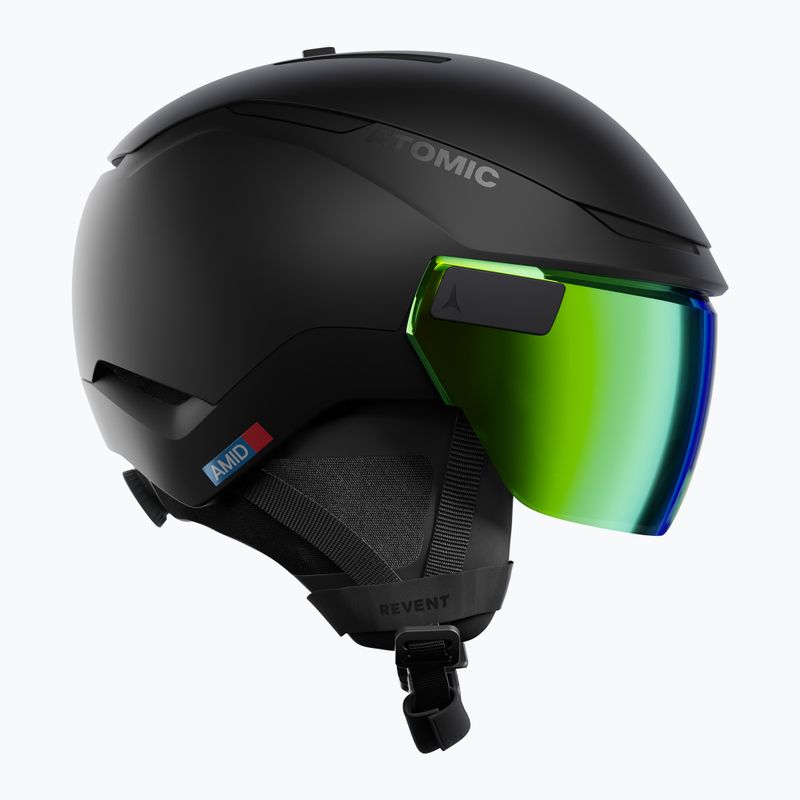 Kask narciarski Atomic Revent GT Amid Visor HD black/green hd