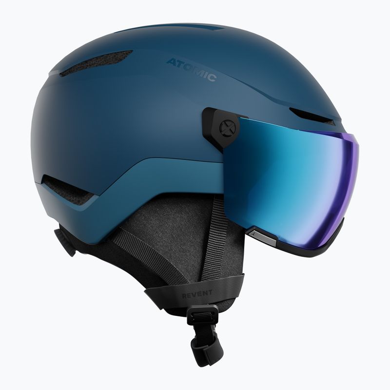 Kask narciarski Atomic Revent Visor Stereo deep ocean/blue stereo