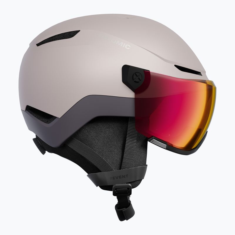 Kask narciarski Atomic Revent Visor Photo dust/red photo