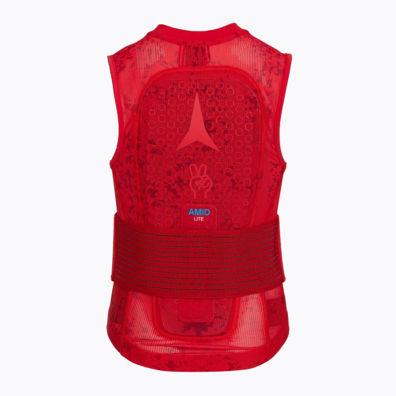 Ochraniacz pleców Atomic Live Shield Amid Lite Vest Jr graphic/red 2