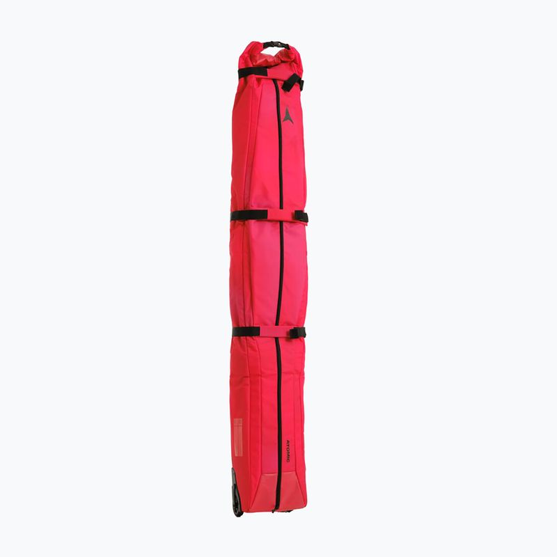 Pokrowiec na narty Atomic Double Ski Wheelie red tension