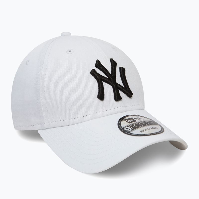 Czapka z daszkiem New Era League Essential 9Forty New York Yankees white