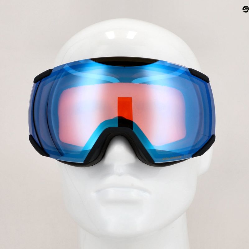 Gogle narciarskie Salomon Radium Photo ML black/blue 10