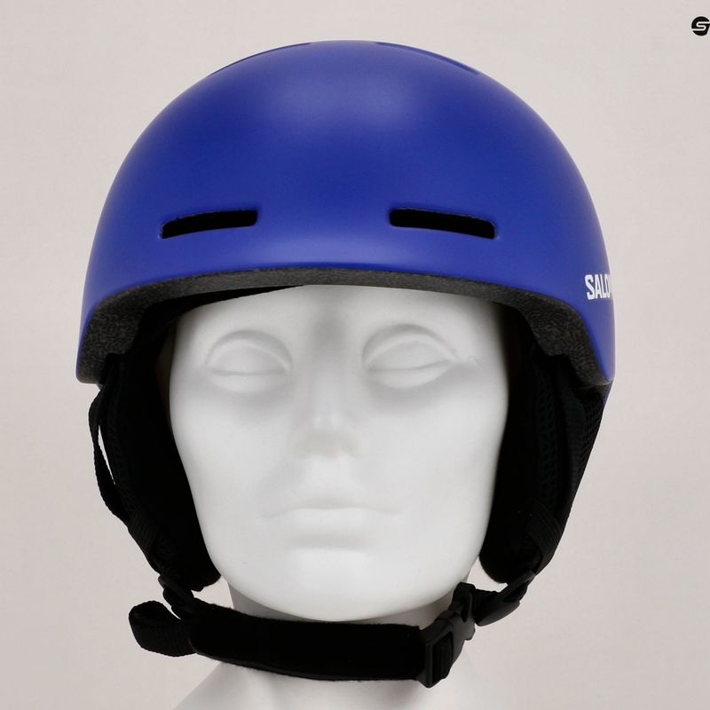 Kask narciarski dziecięcy Salomon Orka Jr race blue 12