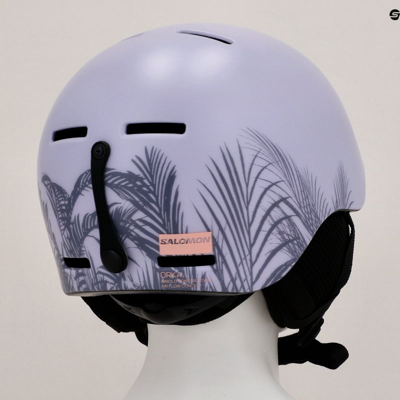 Kask narciarski dziecięcy Salomon Orka Jr evening haze 12