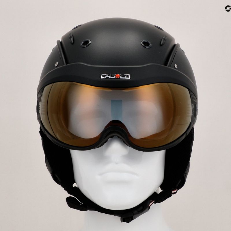 Kask narciarski CASCO SP-6 Visor black structure 9