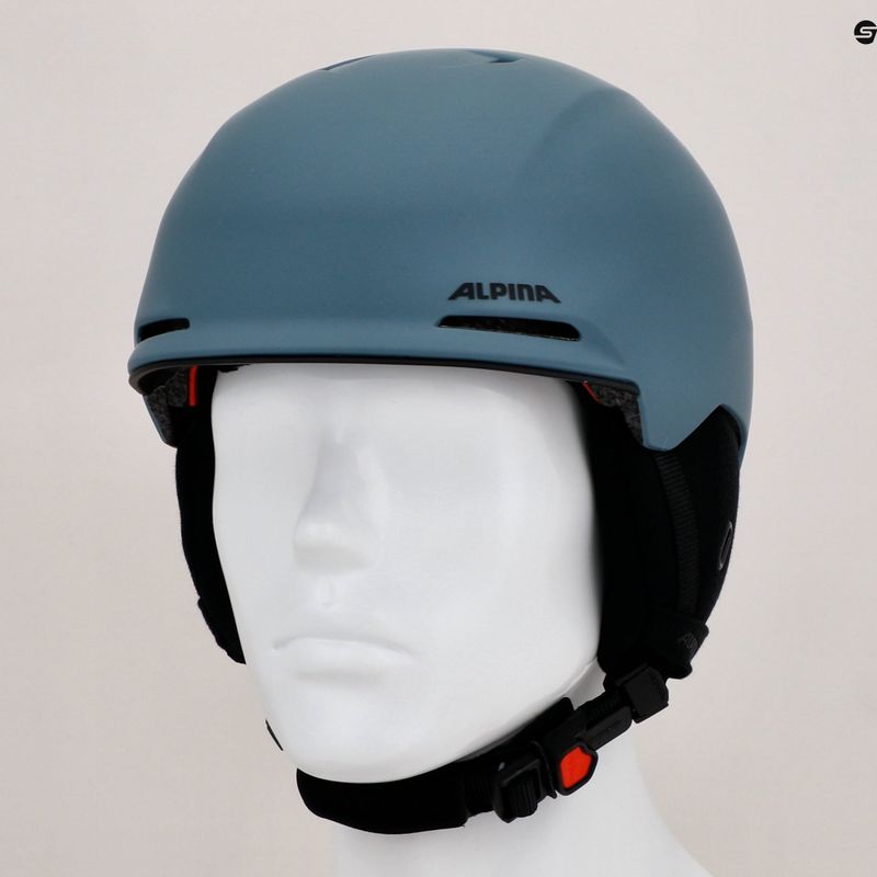 Kask narciarski Alpina Brix dirt/ blue matt 10