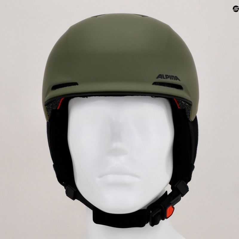 Kask narciarski Alpina Brix olive matt 11