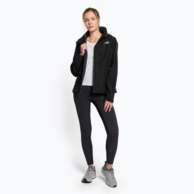 Kurtka przeciwdeszczowa damska The North Face Sangro black 2