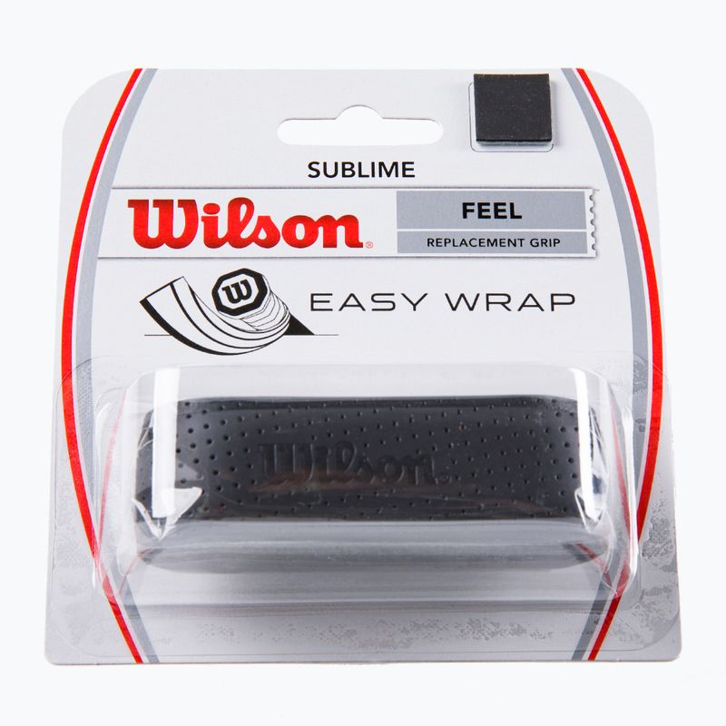 Owijka do rakiet tenisowych Wilson Sublime Grip black