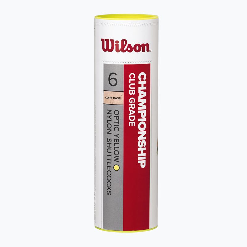 Lotki do badmintona Wilson Championship 6 szt. yellow 2