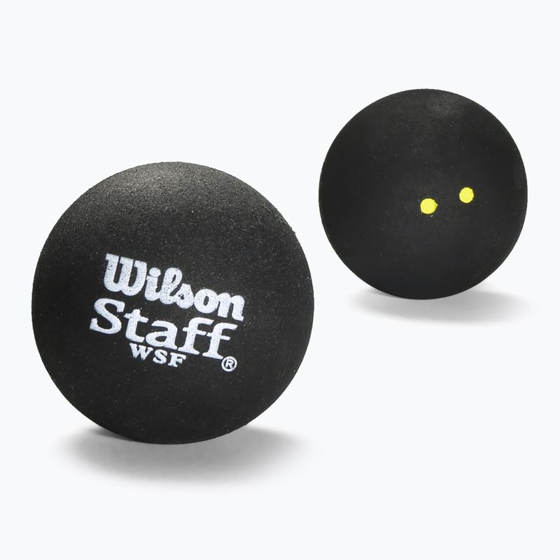 Piłki do squasha Wilson Staff Squash 3 Ball Double Yellow Dot 3 szt.