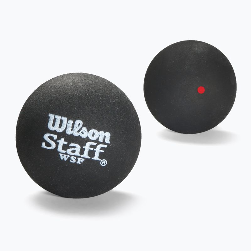 Piłki do squasha Wilson Staff Squash 3 Ball Red Dot 3 szt.