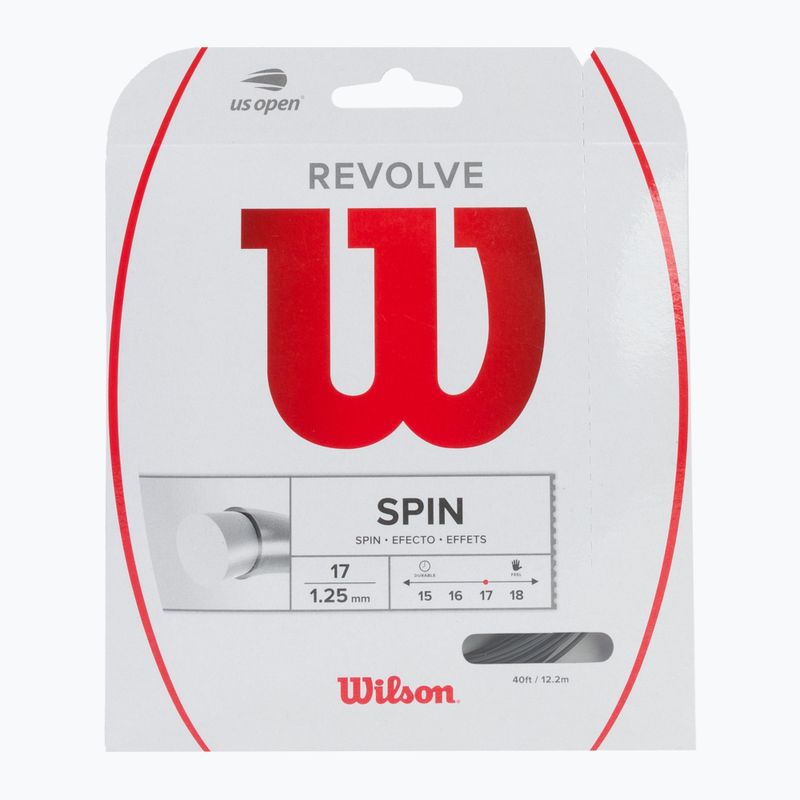 Naciąg tenisowy Wilson Revolve 17 12,2 m black