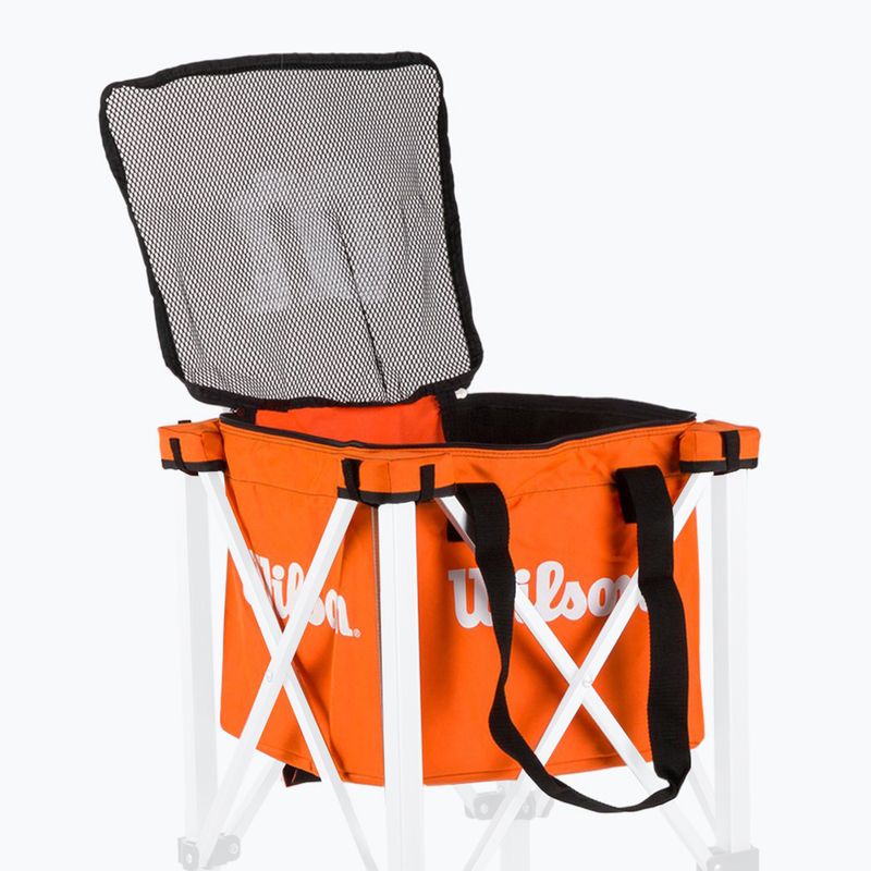 Torba na piłki tenisowe Wilson Teaching Cart Bag orange 3