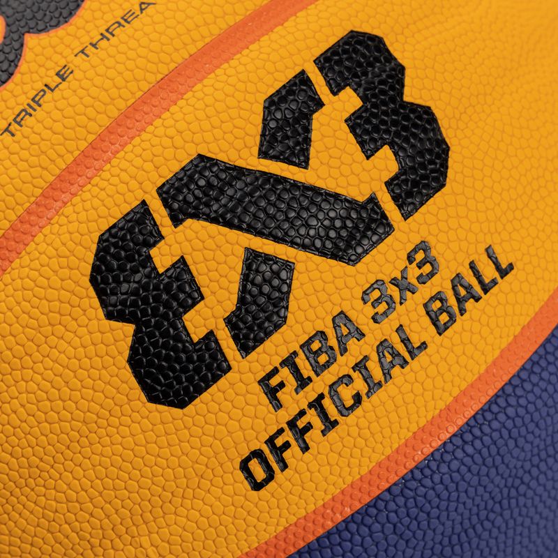 Piłka do koszykówki Wilson Fiba 3x3 Game blue/yellow rozmiar 6 3