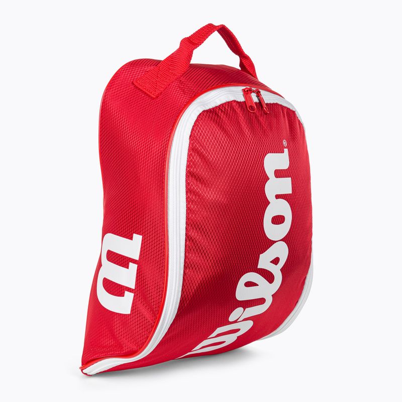 Pokrowiec na buty Wilson Tour IV Shoe Bag red/white 2