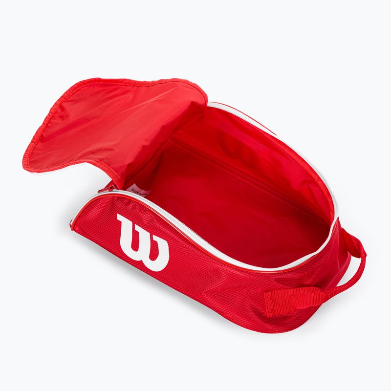 Pokrowiec na buty Wilson Tour IV Shoe Bag red/white 4