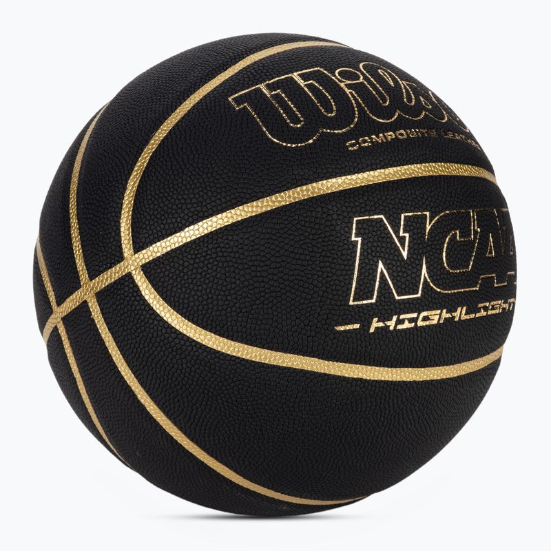 Piłka do koszykówki Wilson NCAA Highlight 295 black rozmiar 7 2