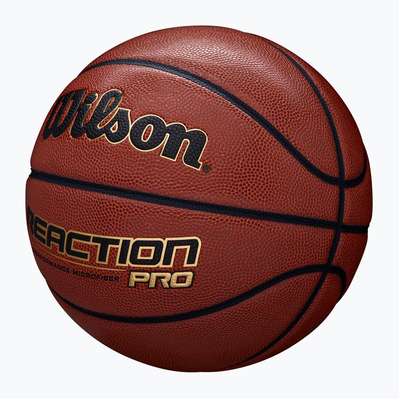 Piłka do koszykówki Wilson Reaction Pro 295 brown rozmiar 7 2