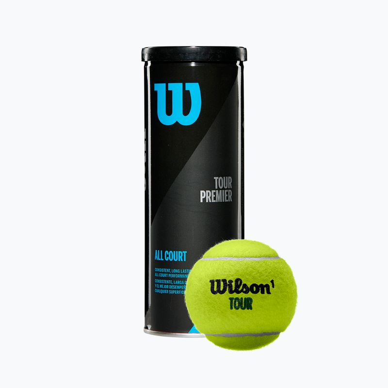 Piłki tenisowe Wilson Tour Premier All Court 3B 3 szt. yellow