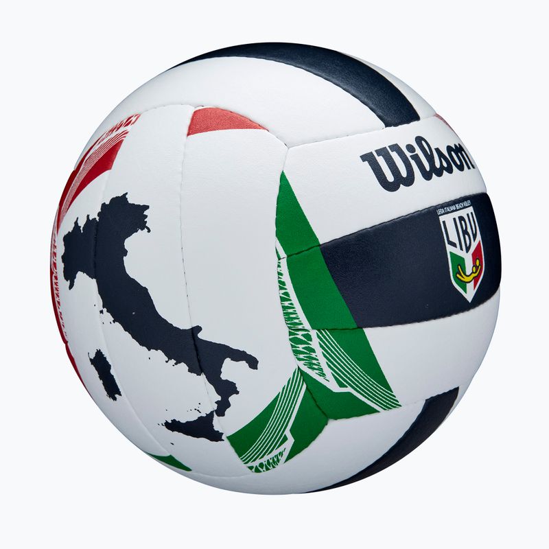 Piłka do siatkówki plażowej Wilson Italian League Vb Official Gameball white rozmiar 5 2