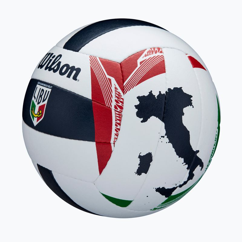 Piłka do siatkówki plażowej Wilson Italian League Vb Official Gameball white rozmiar 5 3