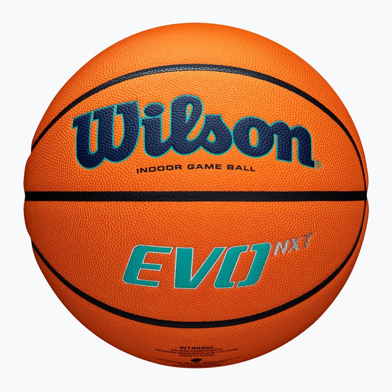 Piłka do koszykówki Wilson EVO NXT Champions League orange rozmiar 7 4