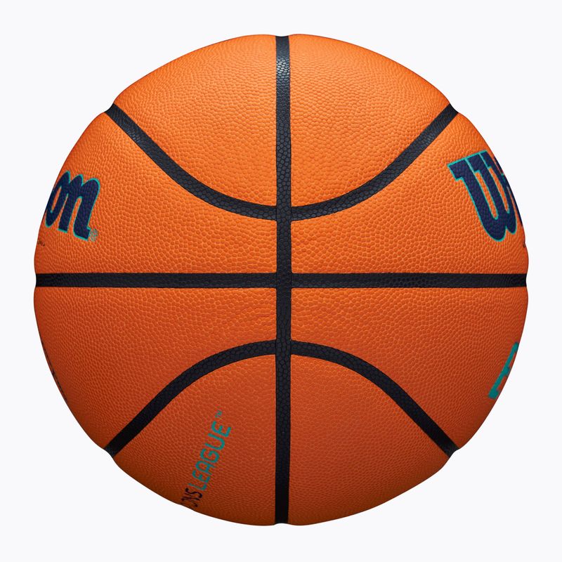 Piłka do koszykówki Wilson EVO NXT Champions League orange rozmiar 7 5
