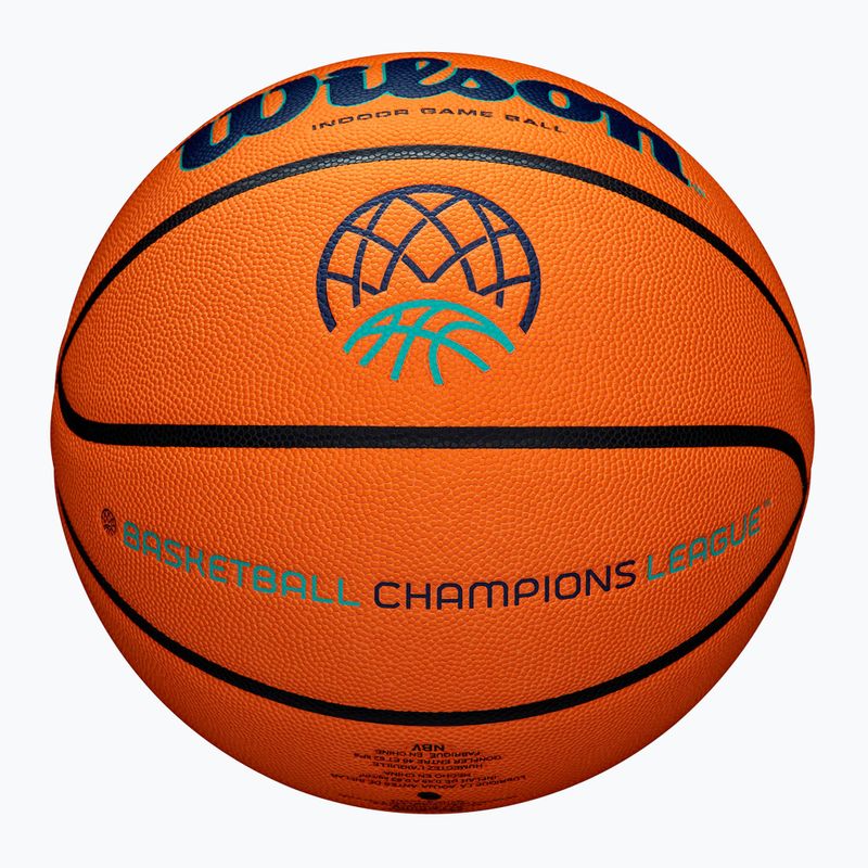 Piłka do koszykówki Wilson EVO NXT Champions League orange rozmiar 7 6