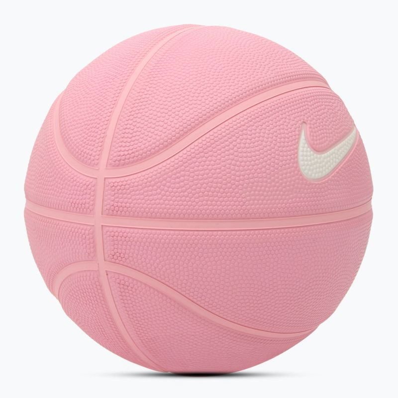 Piłka do koszykówki dziecięca Nike Skills pink rise/pink foam/pink foam/white rozmiar 3 2