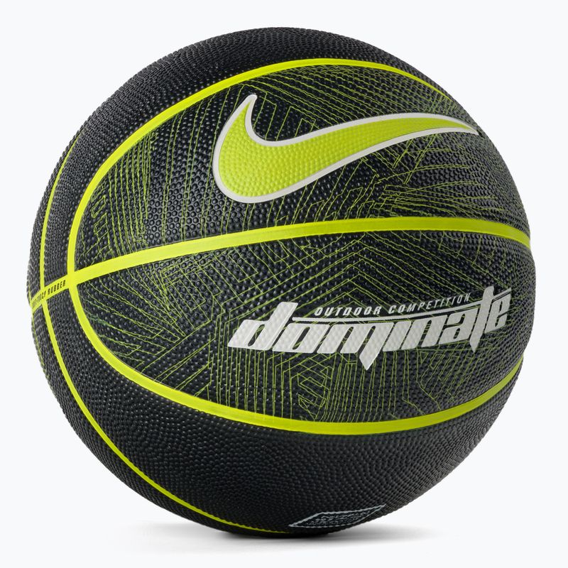Piłka do koszykówki Nike Dominate 8P black/yellow rozmiar 7 2