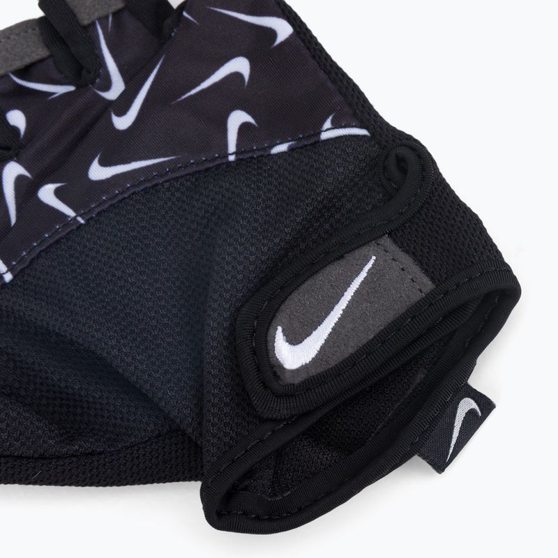 Rękawiczki treningowe damskie Nike Gym Elemental Printed black/white 4