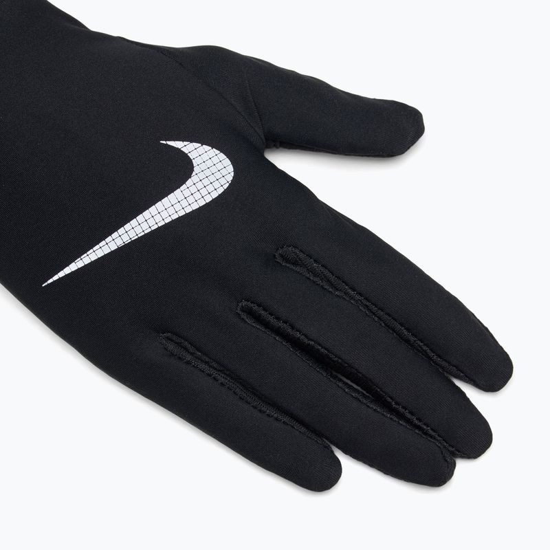 Zestaw opaska + rękawiczki damski Nike Essential Running black/black/silver 4