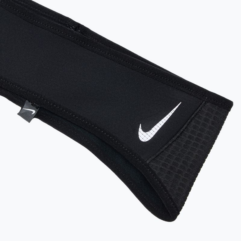 Zestaw opaska + rękawiczki damski Nike Essential Running black/black/silver 8