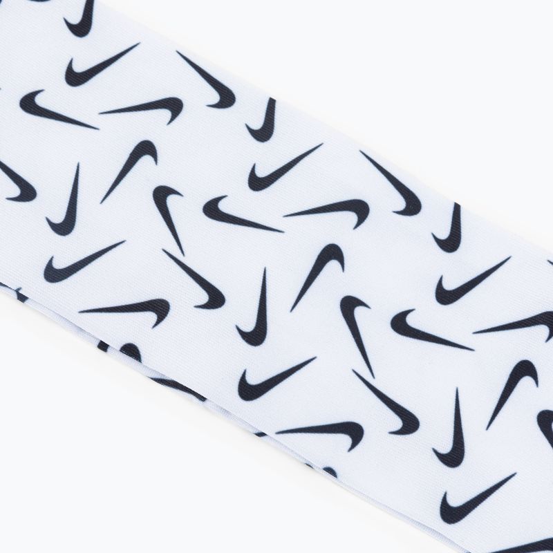 Opaska na głowę Nike Fury Headband 3.0 Printed white/black 3