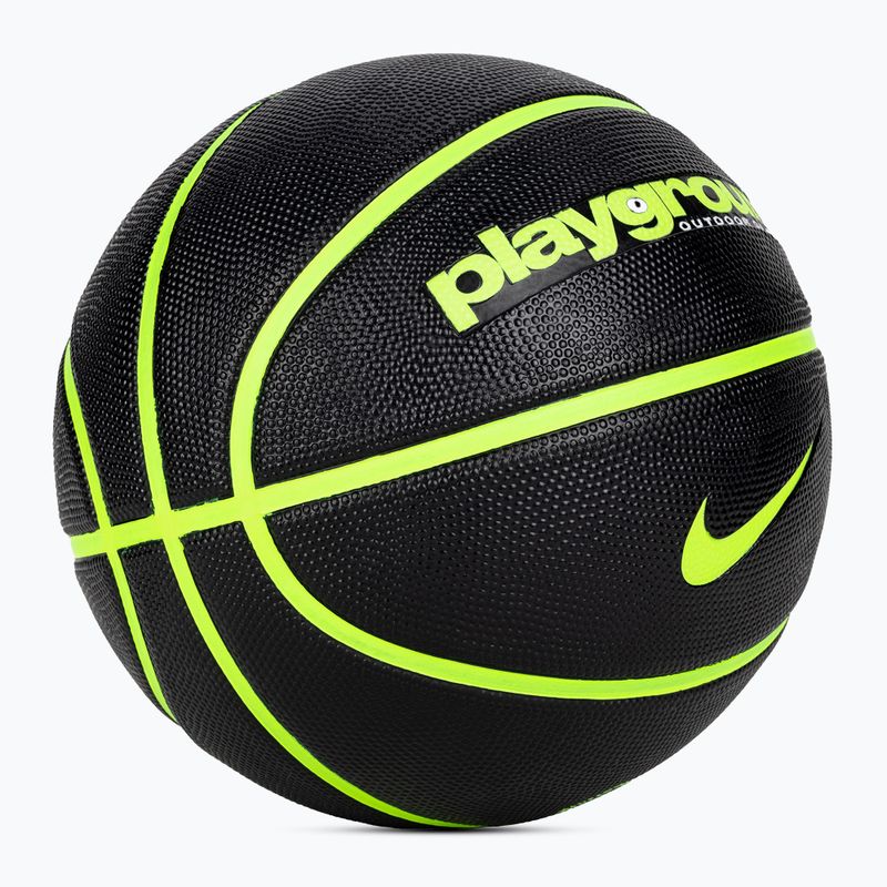 Piłka do koszykówki Nike Everyday Playground 8P Deflated black/volt/volt rozmiar 5 2