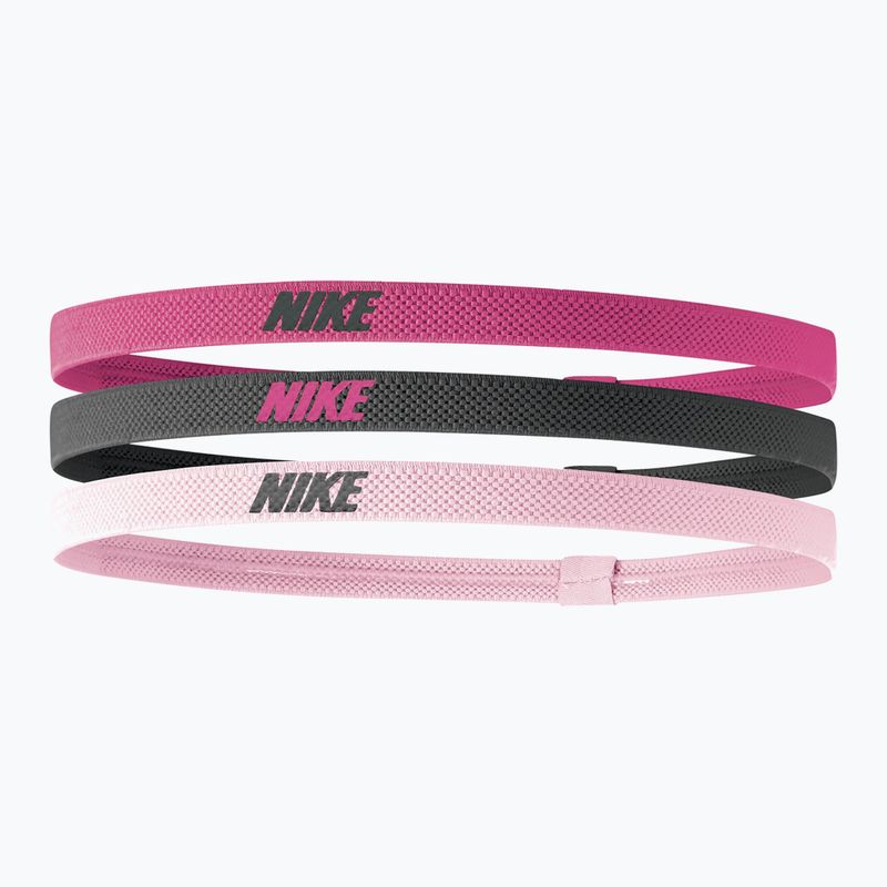 Opaska na głowę Nike Elastic Headbands 2.0 3 szt. spark/gridiron/pink glaze