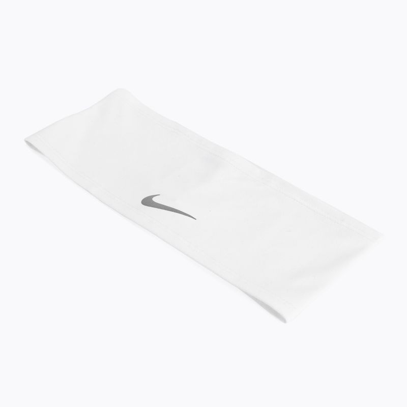 Opaska na głowę Nike Dri-Fit Swoosh Headband 2.0 white/silver