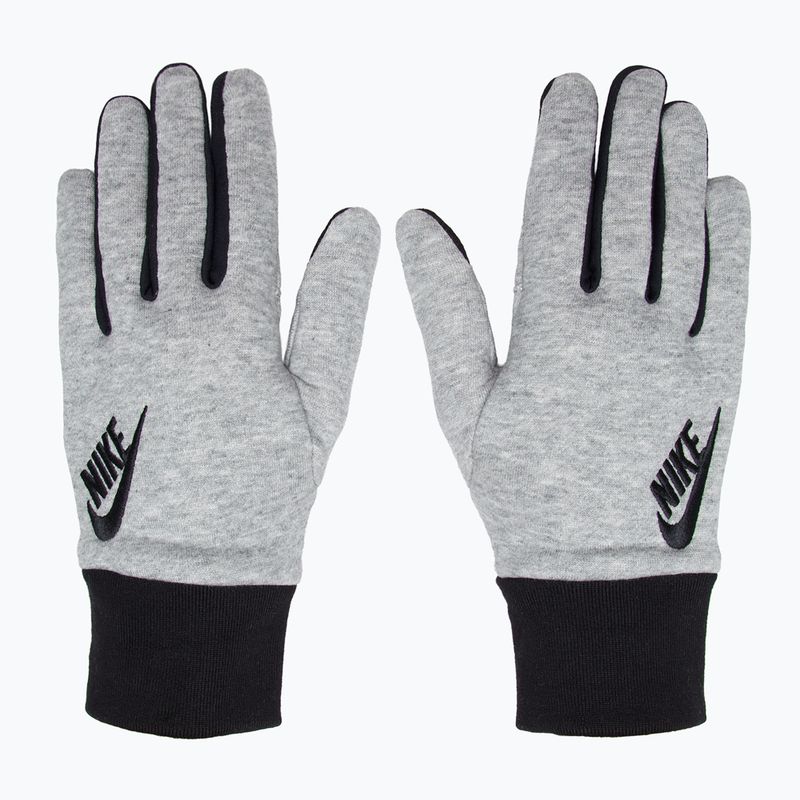 Rękawiczki do biegania męskie Nike Club Fleece 2.0 grey heather/black/black 2