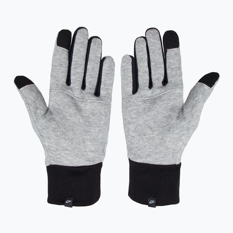 Rękawiczki do biegania męskie Nike Club Fleece 2.0 grey heather/black/black 3