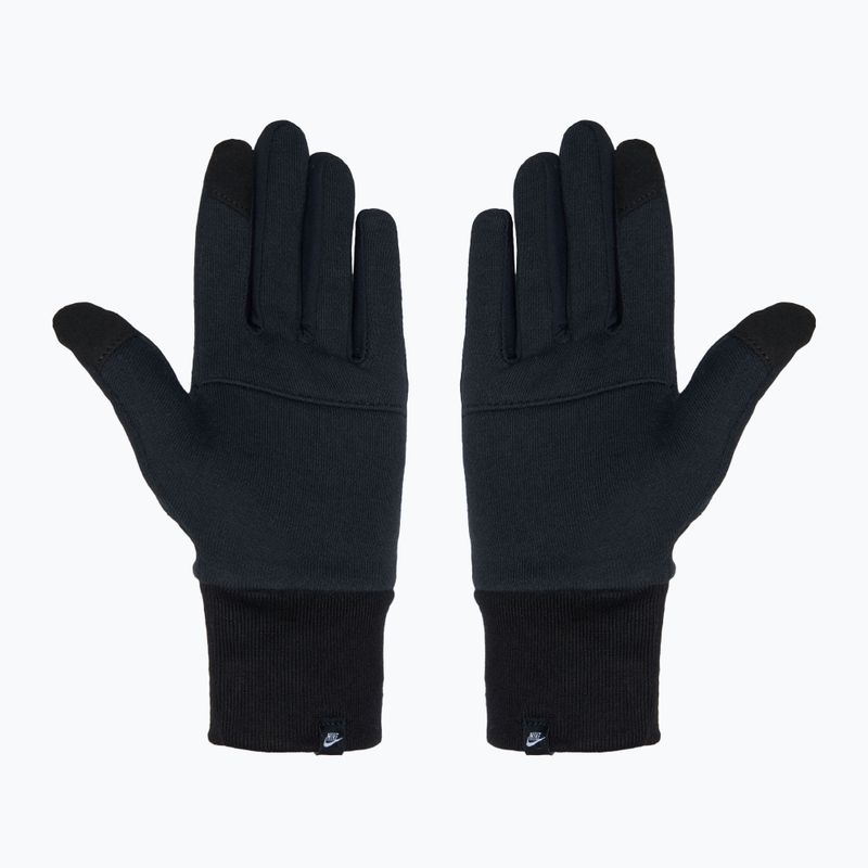 Rękawiczki do biegania damskie Nike Club Fleece black/white 3